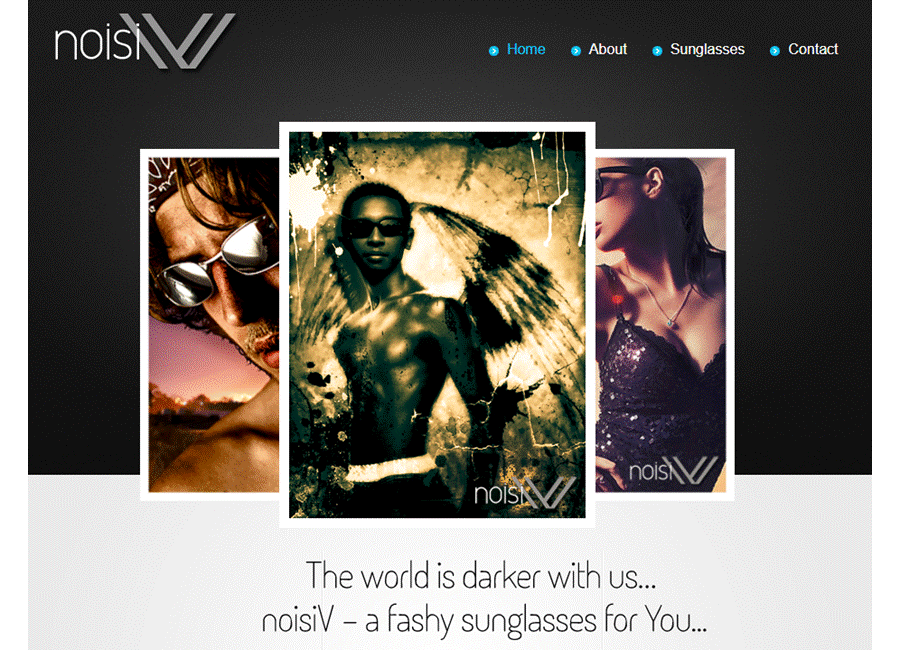 noisiV sunglasses product website